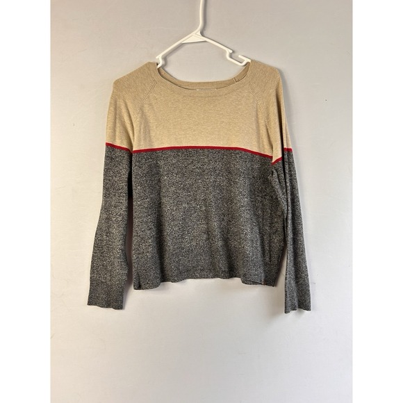 Roots Canada Cabin Knit Lightweight Sweater Women's Size Small Stripe Colorblock - Picture 1 of 7